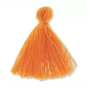 Pompon in lana 27-30 mm Arancio x1