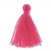 Pompon in lana 27-30 mm Fuschia x1