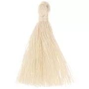 Pompon in lana 27-30 mm crema x1