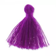 Pompon in lana 27-30 mm Amethyst x1