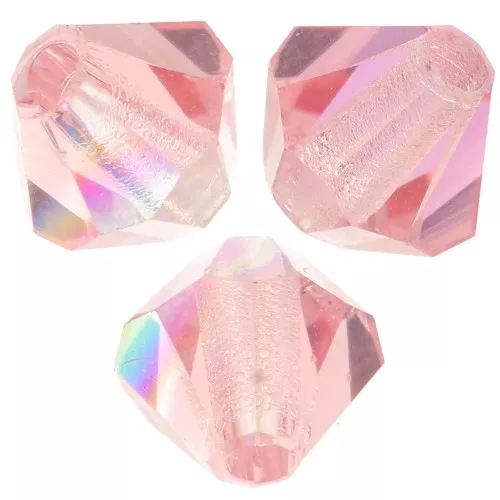 Biconi Preciosa 4 mm - MC Bead Rondell - Rose peach AB x30