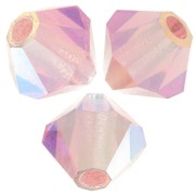 Biconi Preciosa 4 mm - MC Bead Rondell - Rose peach AB 2X x30