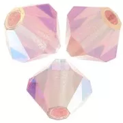 Biconi Preciosa 4 mm - MC Bead Rondell - Rose peach AB 2X x30