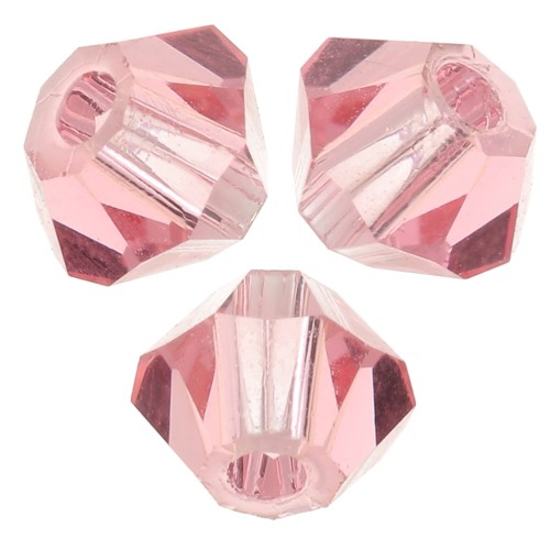 Biconi Preciosa 3 mm - MC Bead Rondell - Rose Peach x30