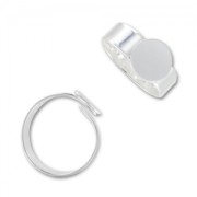 Anello da attadare 10 mm argentato x1
