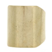 Anello largo 21 mm - Ottone grezzo x1