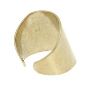 Anello largo 21 mm - Ottone grezzo x1