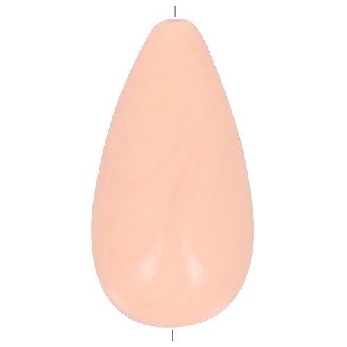 Perla di resina opaca 26x14 mm - Peach x1