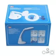Lente d'ingrandimento illuminata con base a LED - Prym - Bianco x1