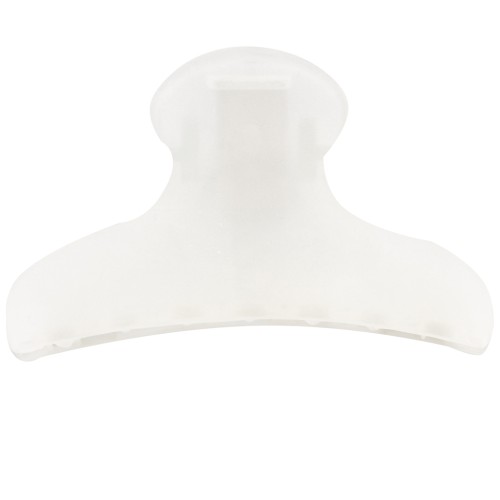 Fermaglio per capelli a coccodrillo 42x79 mm in acrilico traslucido - Crystal Mat x 1