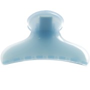 Fermaglio a coccodrillo 42x79 mm in acrilico traslucido - Blu ghiaccio x1