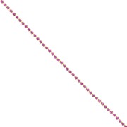 Catena in ottone con strass in cristallo tagliato da 2,10 mm - Dorato - Fucsia x 50 cm