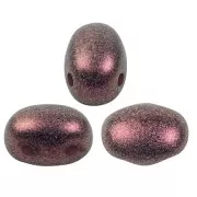 Perle in vetro Samos® di Puca® 7x5 mm - Polynesian Burgundy x10g