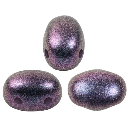 Perle in vetro Samos® di Puca® 7x5 mm - Polynesian Lilac x10g