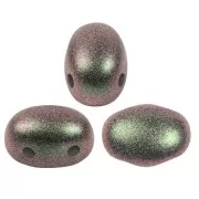 Perle in vetro Samos® di Puca® 7x5 mm - Polynesian Olivine x10g