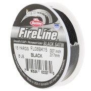 Filo Fireline - Treccia fusibile 0,17 mm (8LB) Nero satinato x13 m