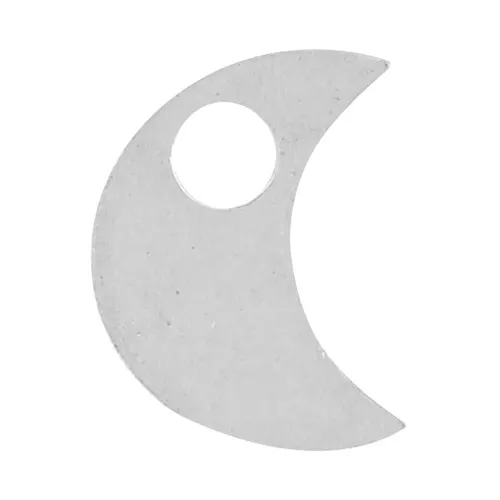 Ciondolo mini luna 5x4 mm - Argento 925 x1
