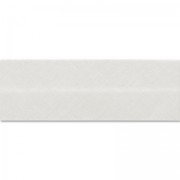 Sbieco in policotone mm. 20 Bianco x 1m