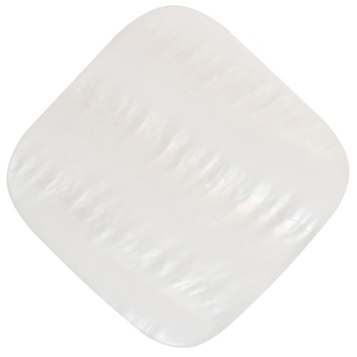 Cabochon rombo in madreperla 22x22 mm Naturale x2
