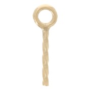 Gancio per perla semi-perlata - Gold filled x1|raw }}