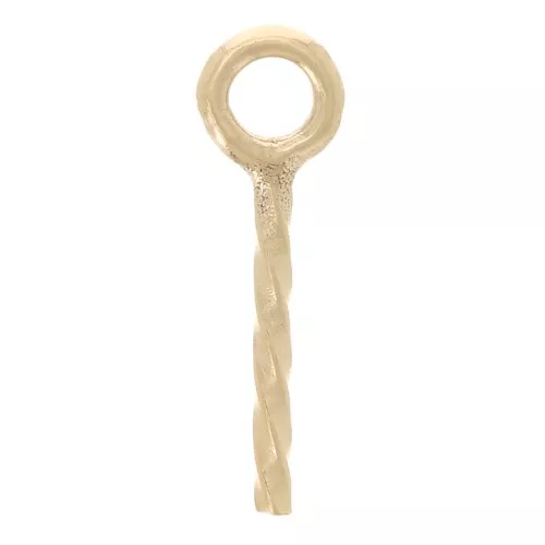 Gancio per perla semi-perlata - Gold filled x1
