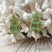 Monachelle con anello aperto 15 mm - Dorato x40