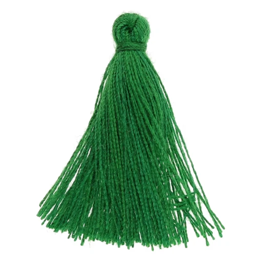 Pompon in lana 27-30 mm Verde x1
