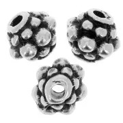 Perle metallo mm. 8x9  x5