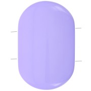 Perlina rettangolare arrotondata 2 fori 27x17 mm in resina opaca - Lavanda x1|raw }}