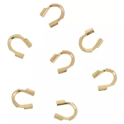 Salvafili a ferro di cavallo 0,46 mm - Oro x20