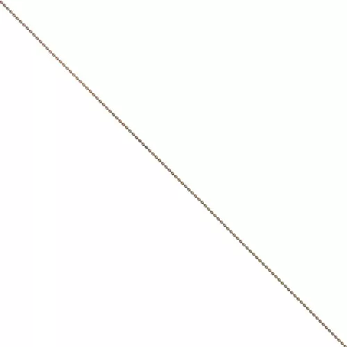 Catena maglia pallina 1 mm rame antico x1m