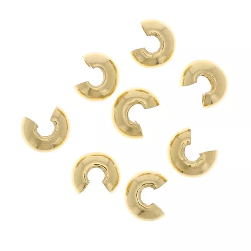 Coprischiaccini 3 mm - Dorato x50