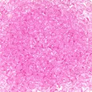 Preciosa Perles rocailles 11/0 2 mm - Solgel - Pink 2 Dyed crystal x20g