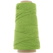Bobina cordone di cotone macrame Détox XL - Verde erba x200 m