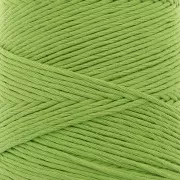 Bobina cordone di cotone macrame Détox XL - Verde erba x200 m