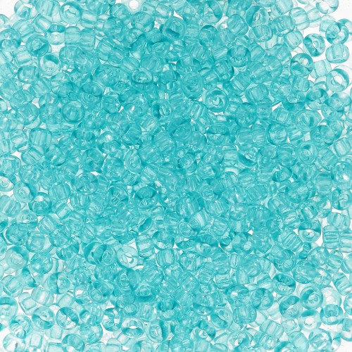 Perla Preciosa 11/0 2 mm - Solgel - Blu-verde 2, cristallo tinto x 20 g