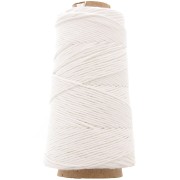 Bobina cordone di cotone macrame Détox XL- Bianco x200 m