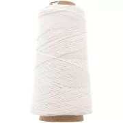Bianco - Bobine de cordon coton macramé Organic Cotton Détox XL peigné - Blanc x200 m Bobine de cordon coton macramé Organic Cotton Détox XL peigné - Blanc x200 m
