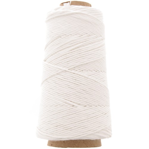 Bobina cordone di cotone macrame Détox XL- Bianco x200 m