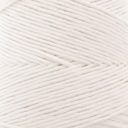 Bobina cordone di cotone macrame Détox XL- Bianco x200 m
