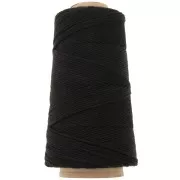 Nero - Bobine de cordon coton macramé Organic Cotton Détox XL peigné - Noir x200 m Bobine de cordon coton macramé Organic Cotton Détox XL peigné - Noir x200 m