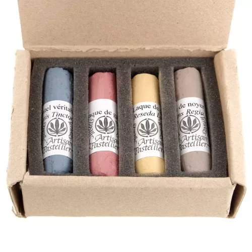 Set di 4 pastelli morbidi - Colori vegetali x1