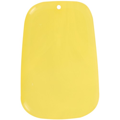 Pendente a trapezio in resina traslucida -40x27 mm - Giallo limone marmorizzato x1