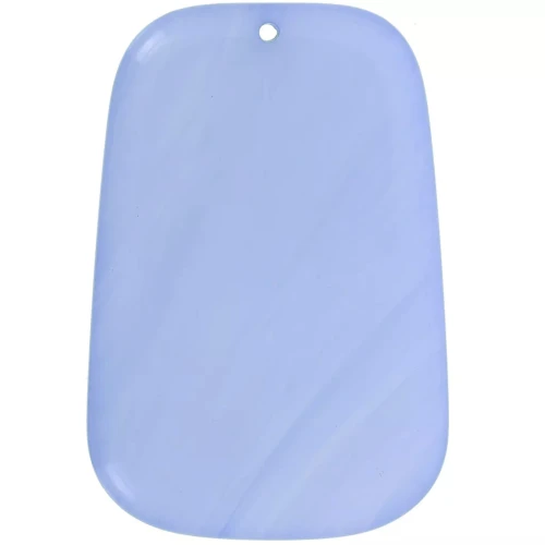 Pendente a trapezio in resina traslucida - 40x27 mm - marmo lavanda x1