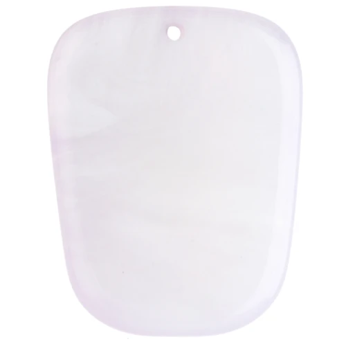 Pendente a trapezio in resina traslucida - 28x22 mm - Marmo glicine x1