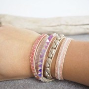 Sfaccettate mm. 4 Milky Pink AB x50