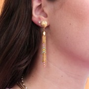 Conchiglie Tulipano 6 mm - Dorato x4