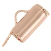 Terminale per tessitura perle Miyuki rocaille e delica 8 mm - Oro rosa x10