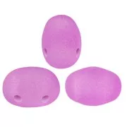 Perle in vetro Samos® di Puca® 7x5 mm La Divine Translucent Lilac Mat x10g