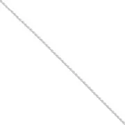 Catena a maglia Paloma 0,7 mm, placcata argento fino x 1 m